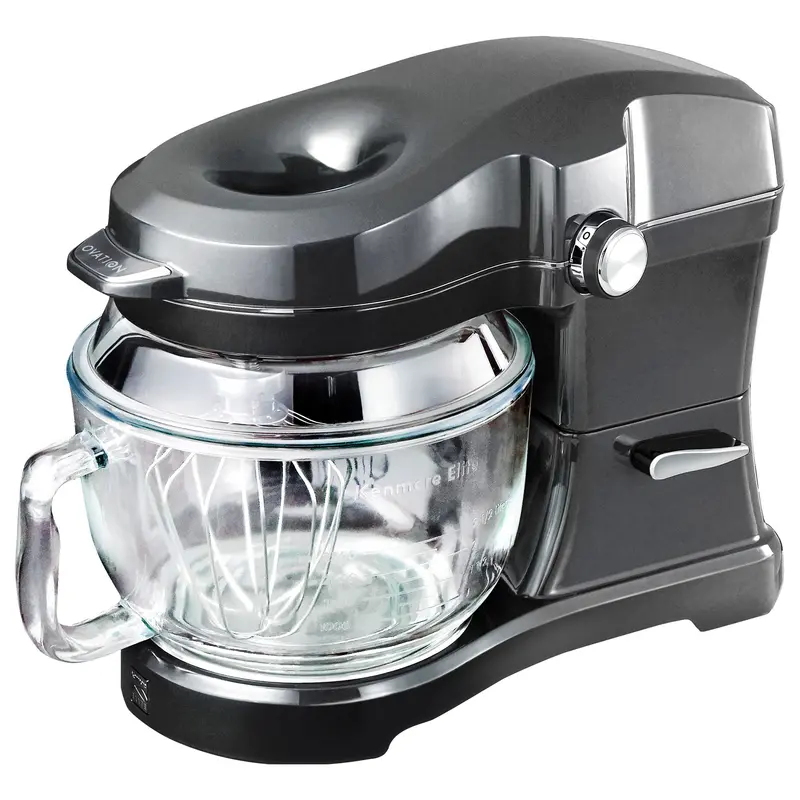Kenmore Elite Ovation 5-Qt Stand Mixer – 10-Speed, Planetary Mixing, Glass Bowl & Splash Guard 1