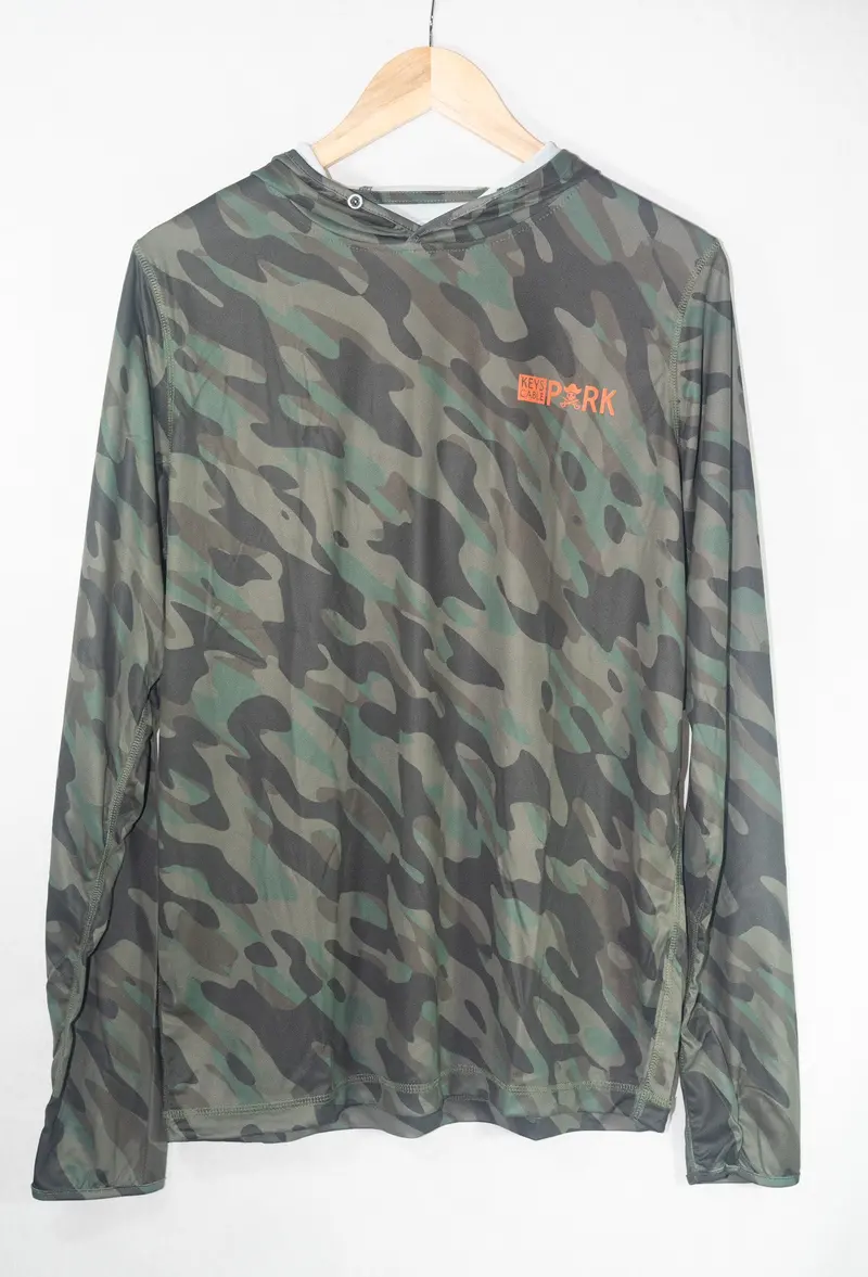 Keyscable Scales Camo Hooded Performance Shirt 1