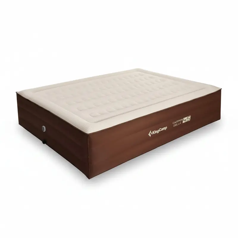 Kingcamp Camper Delux 45 Queen-Sized Air Mattress With Built-In Electric Pump 1