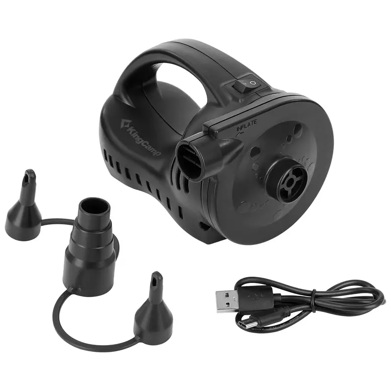 Kingcamp Dual-Mode Electric Air Mattress Pump – Inflator & Deflator 1