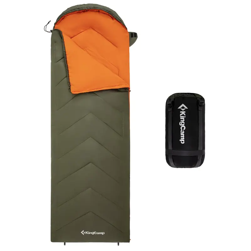Kingcamp Huron 250 Hooded Rectangular Sleeping Bag – Cold-Weather Rated Comfort 2