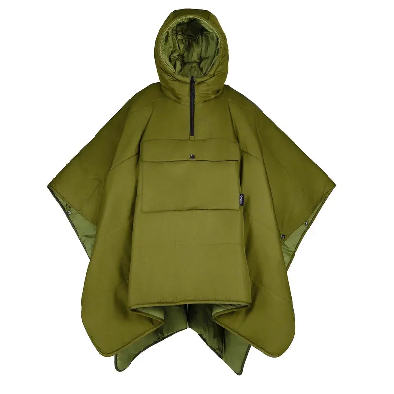 Kingcamp Murano 180 Hooded Poncho Blanket – Packable Outdoor Utility Wrap 1