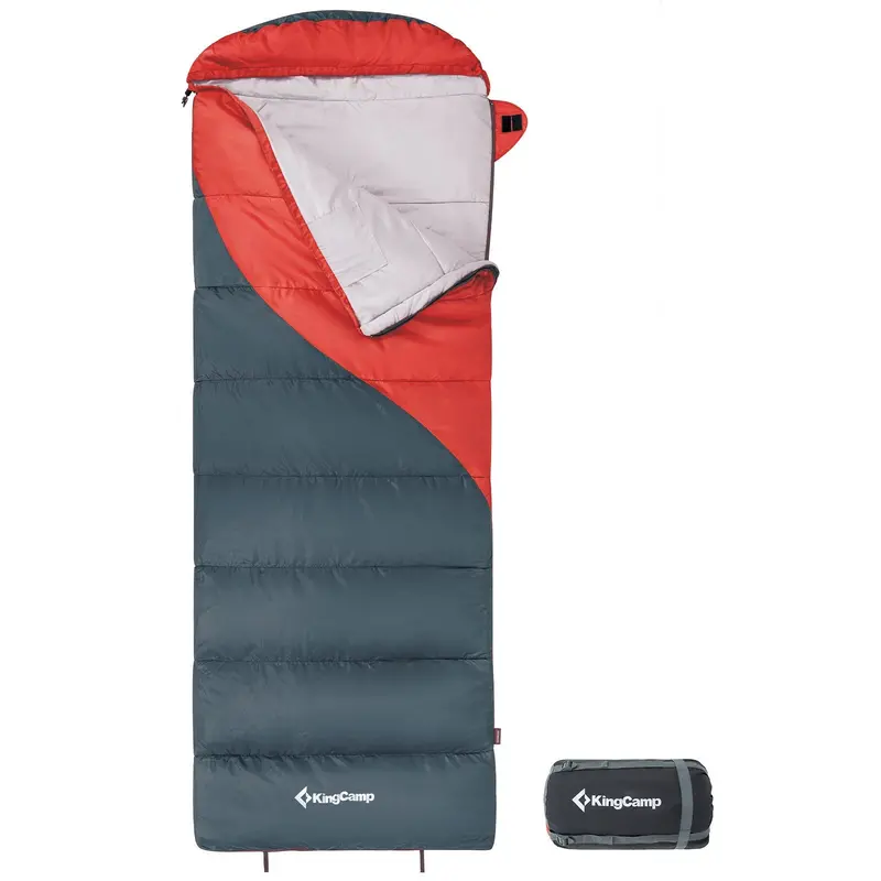 Kingcamp Valley 330 Hooded Rectangular Sleeping Bag – All-Season 1