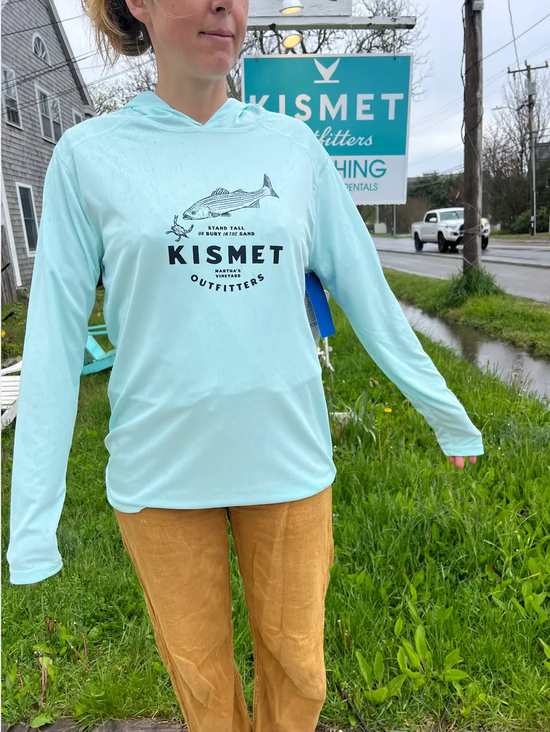 Kismet Solar Hoodie – Striper & Crab Print 1