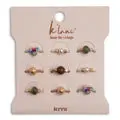 K'Lani Terra Hair Tie Set With Matching Rings 1