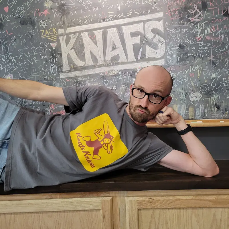 Knafs Blade Show West 2025 T-Shirt – Charcoal Color 1