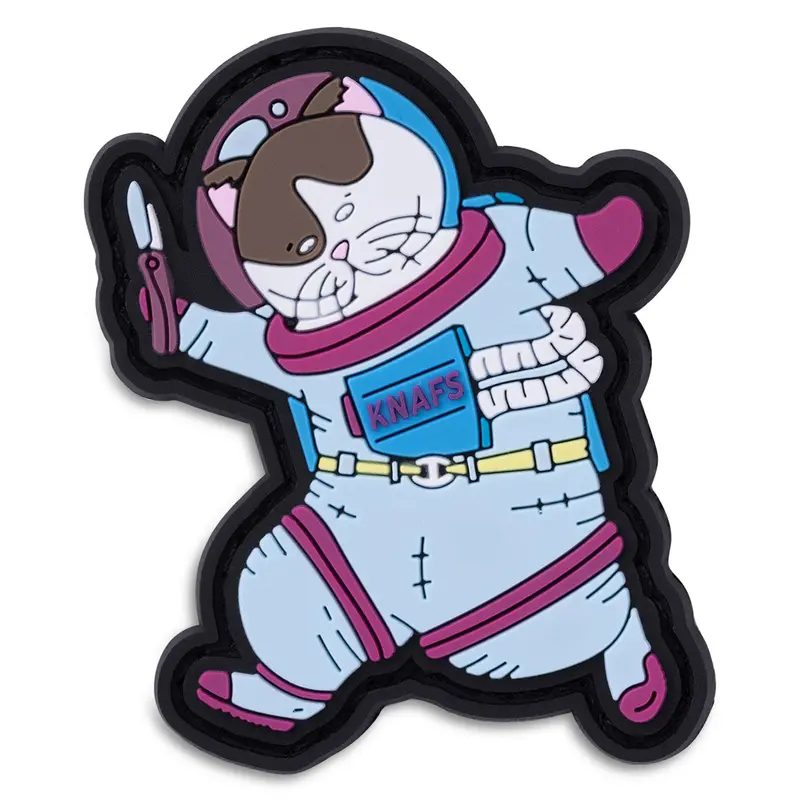 Knafs Embroidered Patch – Gary The Space Kitty Character Art 1