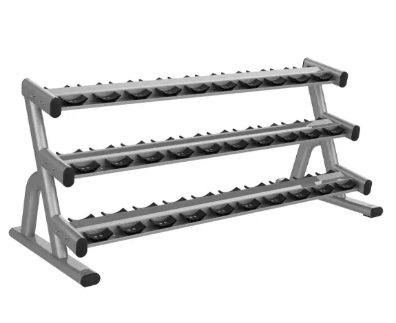 Kodiak Echo Fitness 3-Tier Round Dumbbell Rack For Commercial Gyms 1