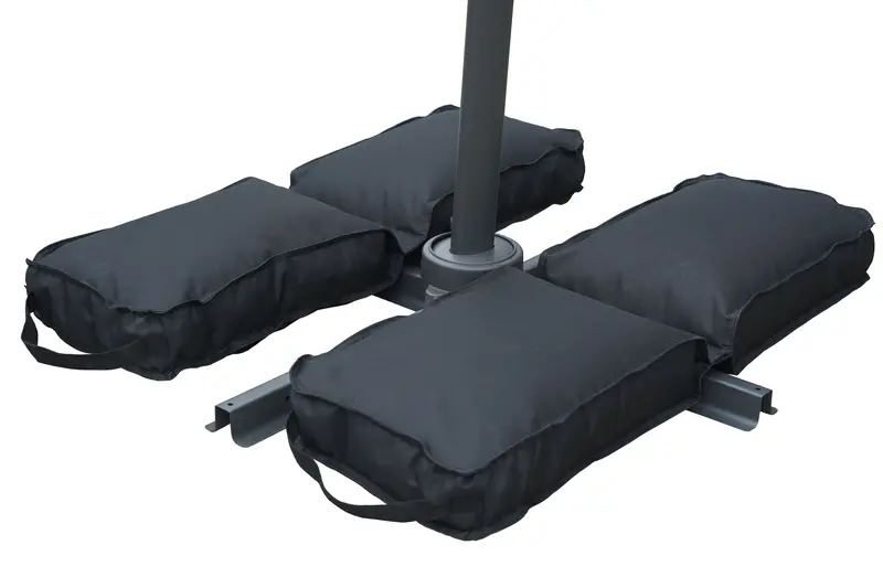 Kozyard Umbrella Base Weight Bag Set – 2-Piece Sand-Fillable Stabilizer Bags For Secure Cantilever & Offset Umbrella Support 1