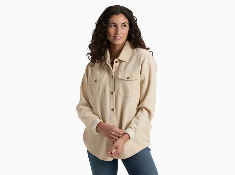 Kuhl Women'S Tallula Corduroy Shirt – Textured Relaxed-Fit Top 1