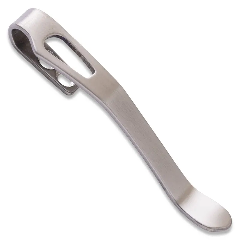 Lander 1/2/3 Titanium Pocket Clip – Satin Polished Finish By Lynch Nw 1