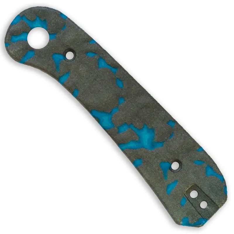 Lander 1 Handle Scales – Lava & Icy Blue Dual-Tone G10 1