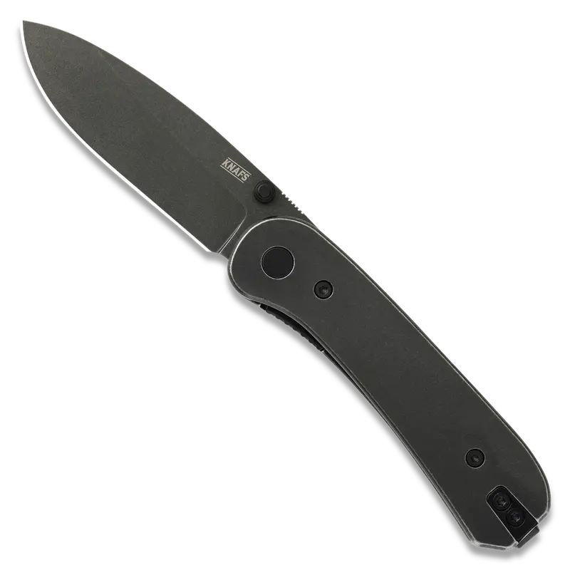 Lander 1 Pocket Knife – Black Steel D2 Blade With Customizable Handles 1
