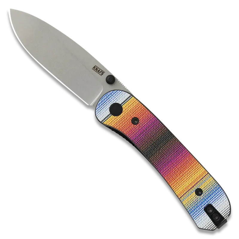 Lander 1 Pocket Knife Featuring Printed G10 Handle Scales 1