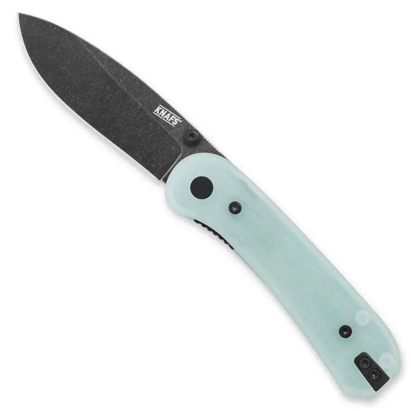 Lander 1 Pocket Knife – Natural G10 Scales & 14C28N Stainless Blade 1