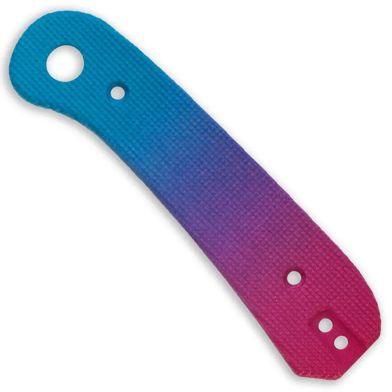 Lander 1 Replacement Knife Scales – Pink Haze Gradient G10 1