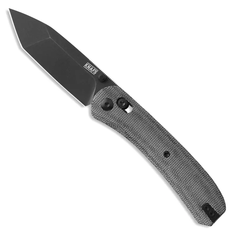 Lander 2 Pocket Knife – Charcoal Micarta Tanto Blade With S35Vn Steel 1
