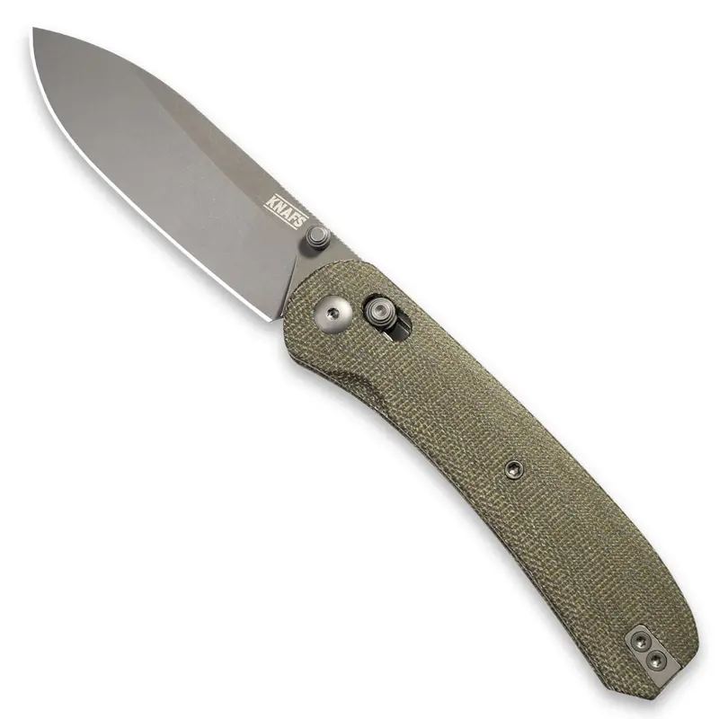 Lander 2 Pocket Knife With Moondust Micarta Handles And Clutch Lock Mechanism 1