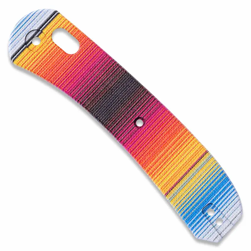 Lander 2 Replacement Knife Scales – Mexican Blanket Inspired G10 Design 1