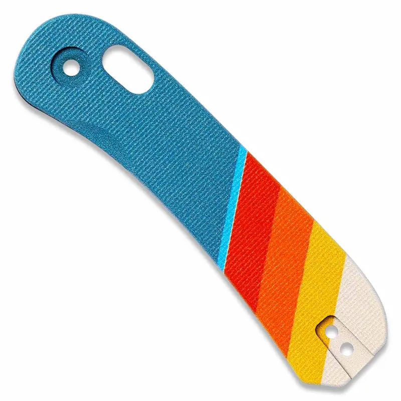 Lander 3 Knife Scales – Positive Energy 'Good Vibes' G10 Pattern 1