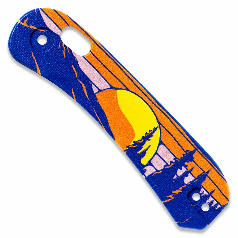 Lander 3 Knife Scales – Timberline-Themed G10 Pattern 1
