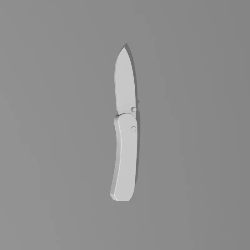 Lander 3 Knife Silhouette Template – Stl 3D Printable Vector File 1
