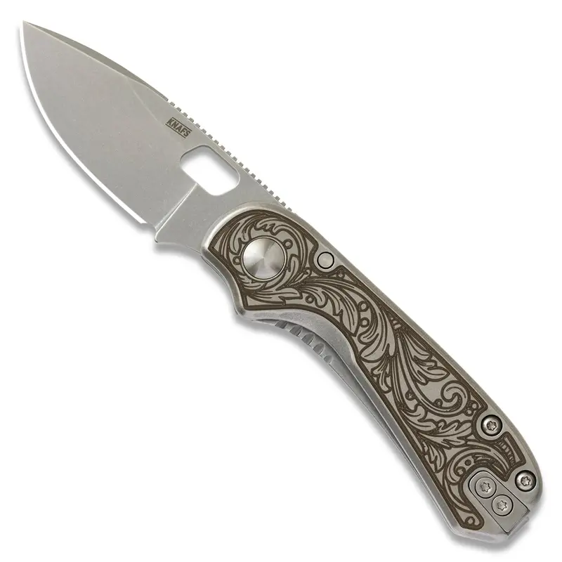 Lander 5 Knife – Gray Handle Featuring Filigree Detailing, Texas Limited Edition 1