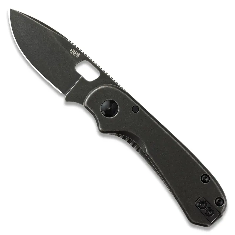 Lander 5 Pocket Knife – Black Stonewash Finish, 8Cr14Mov Stainless Blade 1