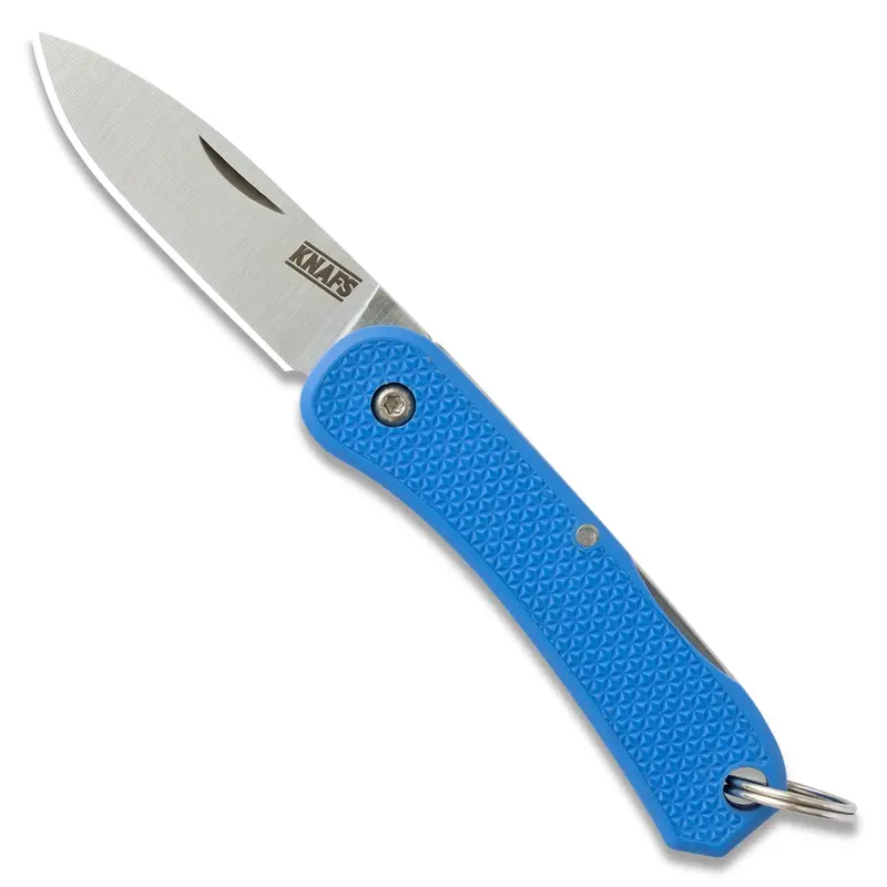 Lander 6 Mini Keychain Knife – Navy Blue Anodized Aluminum Frame (Free) 1