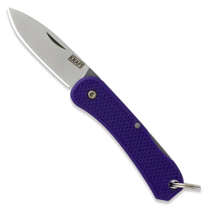 Lander 6 Mini Keychain Knife – Purple Anodized Aluminum Frame (Free) 1