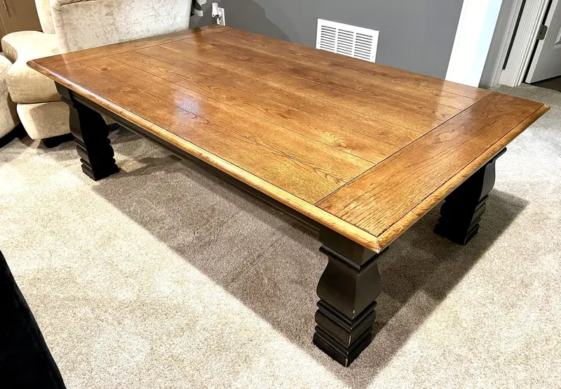 Lane Furniture Pine Coffee Table – Rustic Solid Wood Living Room Centerpiece 1