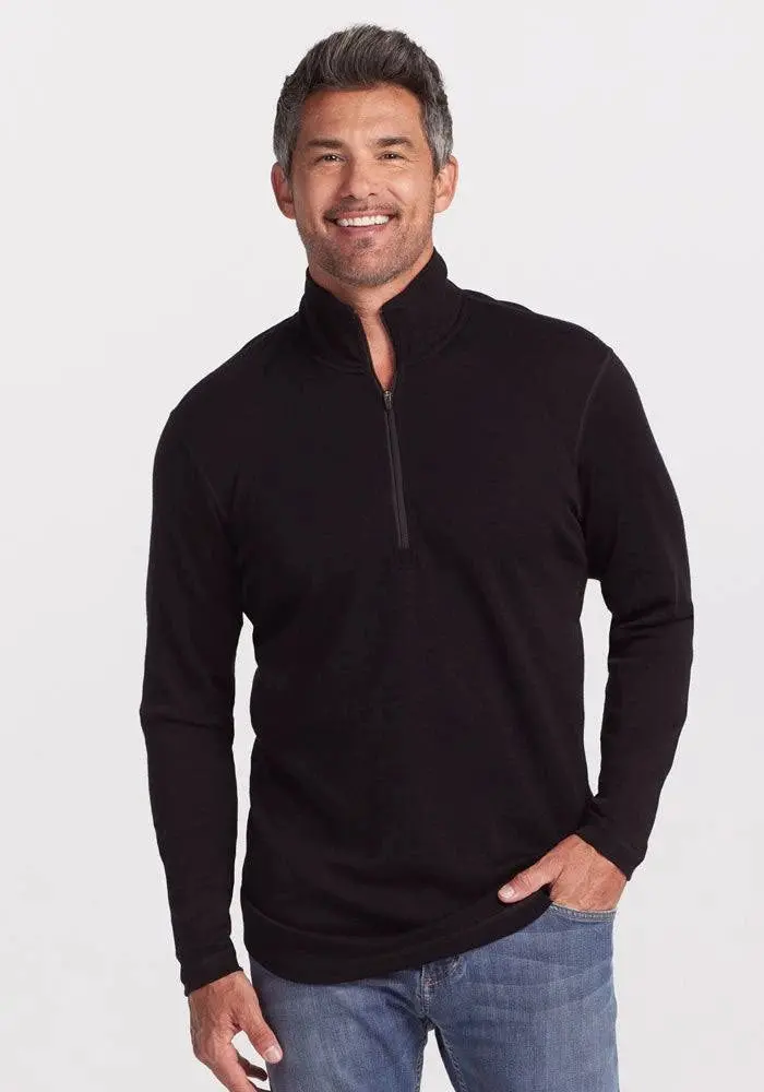 Lasting Merino Wool Men'S Quarter-Zip Baselayer 1