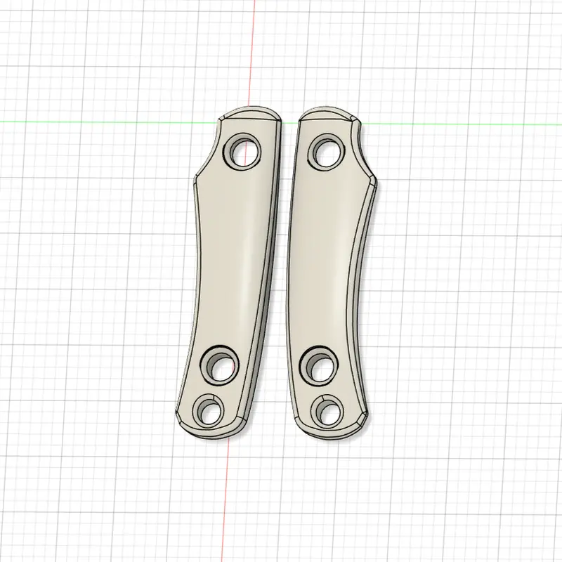 Little Lulu Fixed Blade Knife – Custom 3D-Printable Scale Files 1