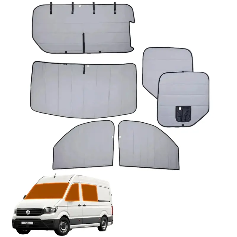 Living In A Bubble Vw Crafter (2017–Present) 6-Piece Thermal Mat Kit 1
