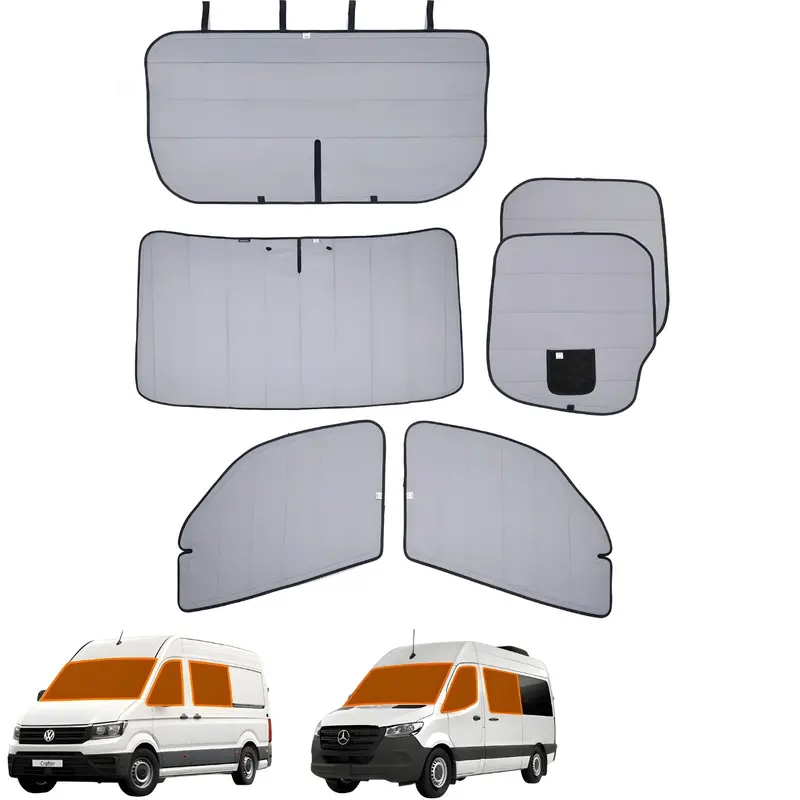 Living In A Bubble Vw Crafter (Pre-2017) & Mercedes Sprinter (2006–2016) 6-Piece Thermal Mat Kit 1
