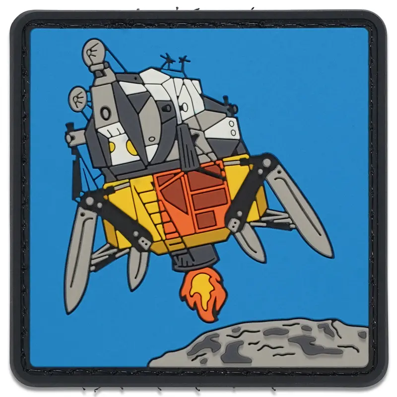 Lunar Lander Knife Embroidered Patch – Collectible Gear Accent 1