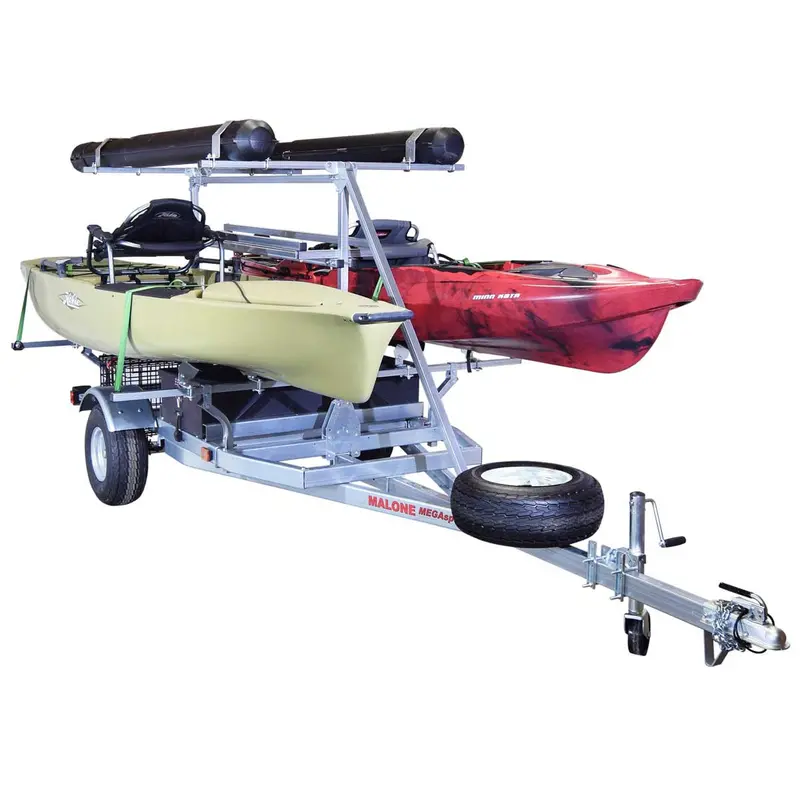 Malone Megasport 2 Kayak Trailer With Adjustable Bunk System 1