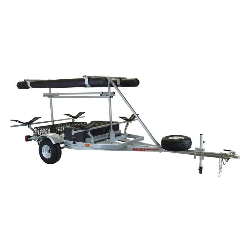 Malone Megasport 2 Kayak Trailer With Megawing Carrier System 1