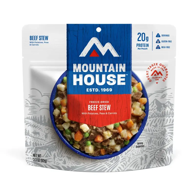 Mountain House Beef Stew Freeze-Dried Meal Pouch 1