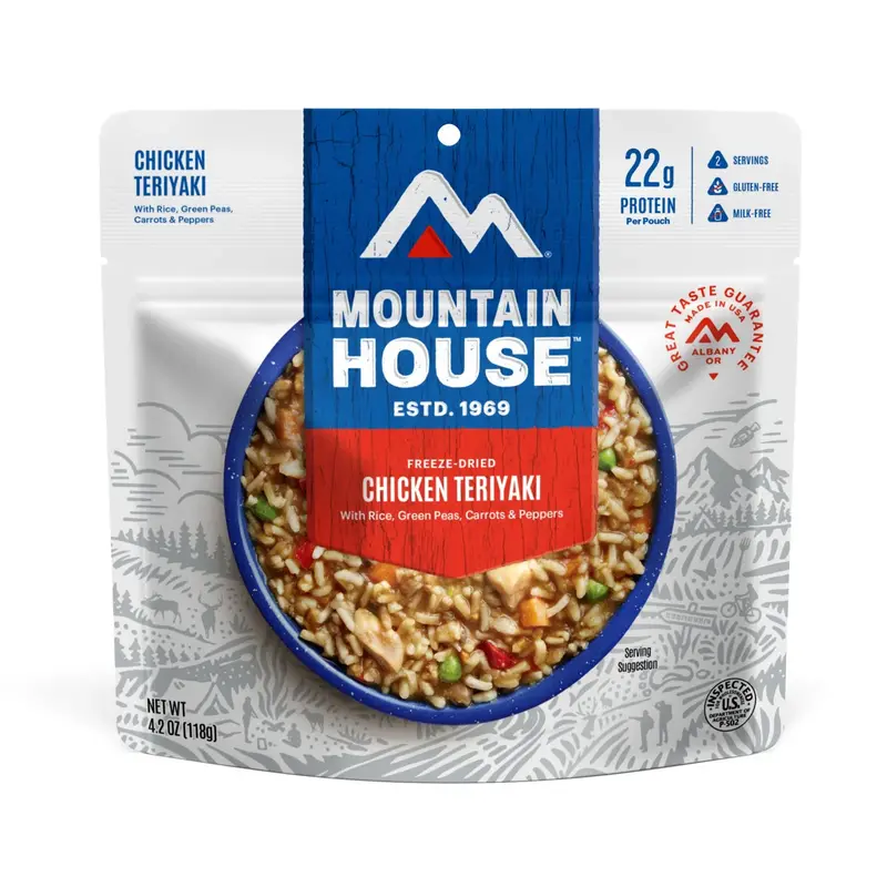 Mountain House Chicken Teriyaki Freeze-Dried Meal Pouch 1