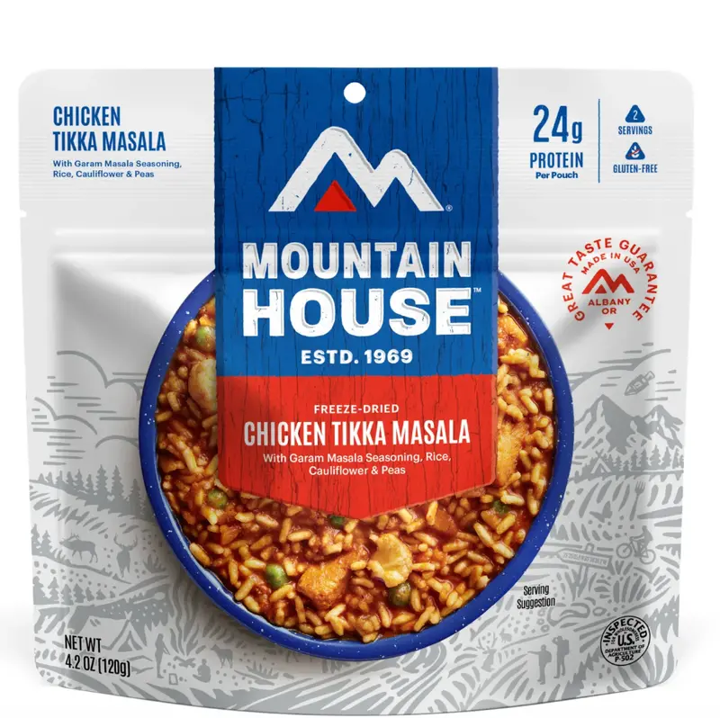 Mountain House Chicken Tikka Masala – Freeze-Dried Meal Ready In Minutes, Backpacker-Approved 1