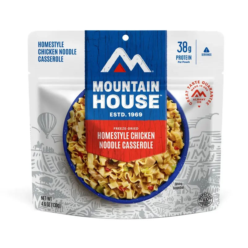 Mountain House Homestyle Chicken Noodle Casserole – Shelf-Stable Pouch 1