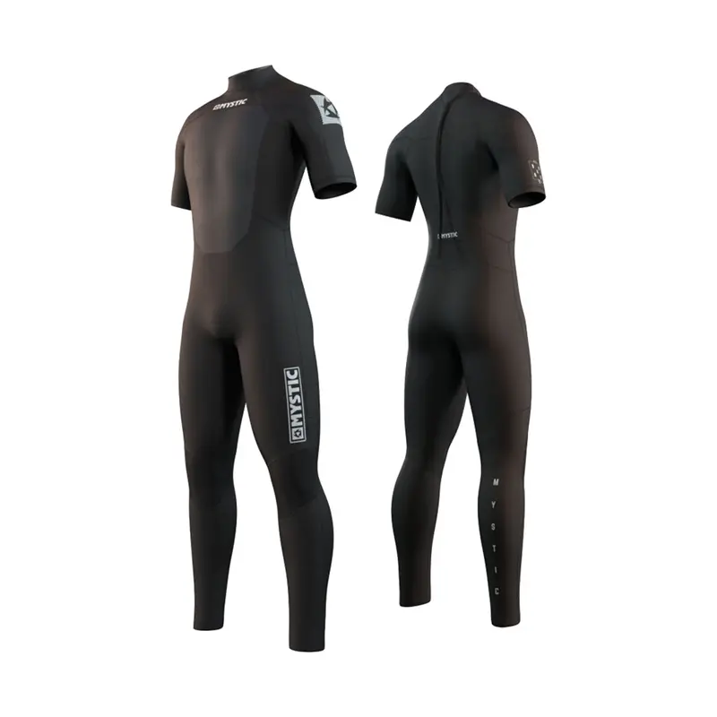 Mystic 2021 Short-Arm 3/2Mm Back-Zip Wetsuit For Men And Women 1