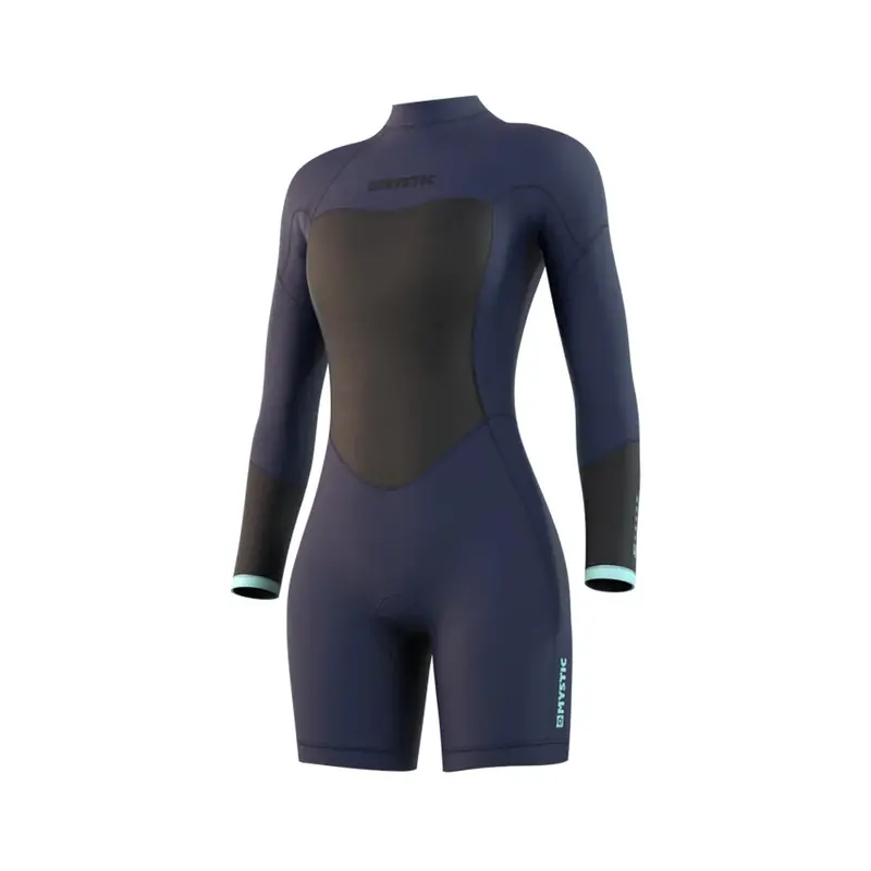 Mystic 2023 Women’S 3/2Mm Long-Sleeve Shorty Wetsuit With Back Zip 1