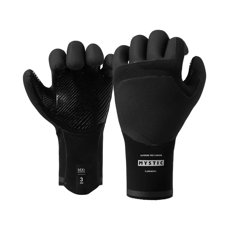 Mystic 2025 Roam 3Mm Pre-Curved Neoprene Gloves – Enhanced Grip 1