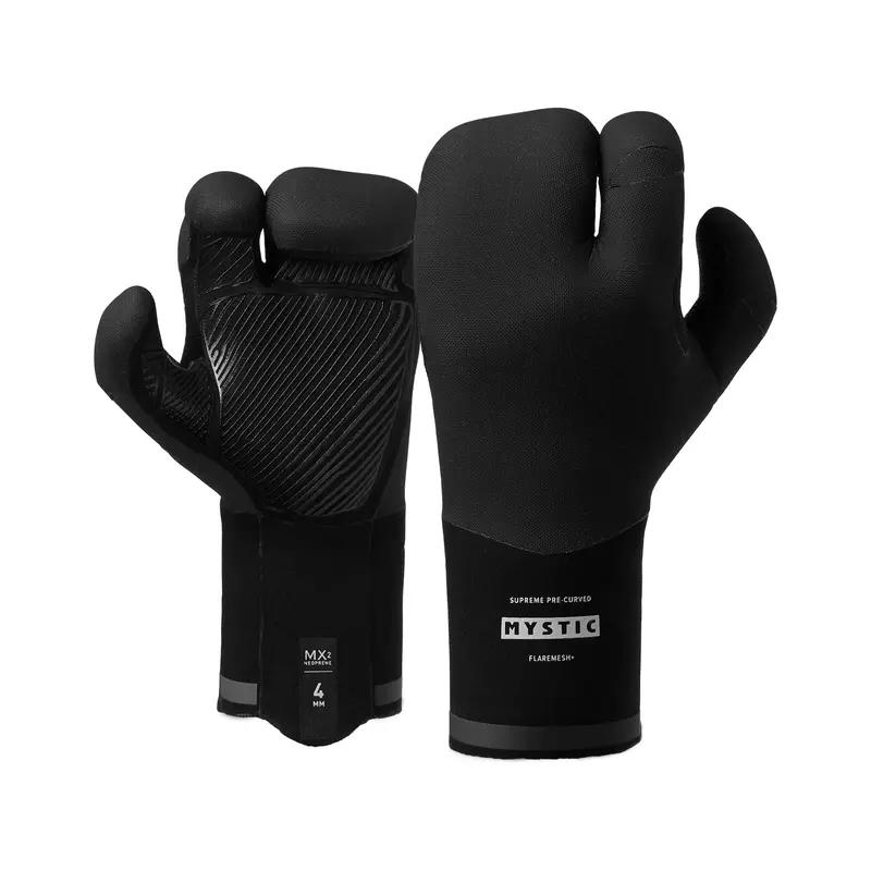 Mystic 2025 Supreme Lobster 4Mm Pre-Curved Neoprene Gloves – Thermal Protection 1