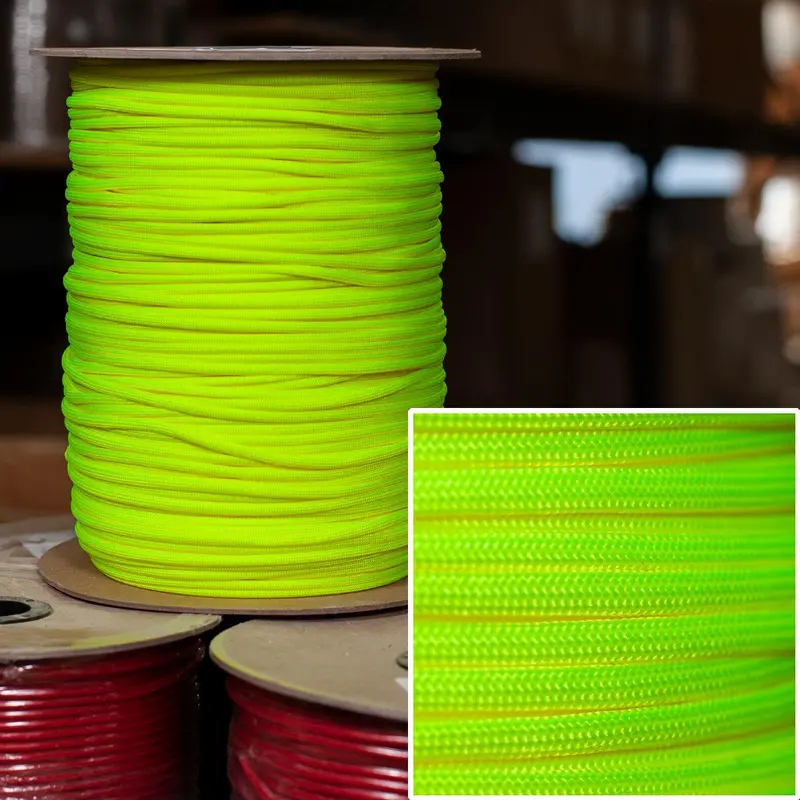 Neon Yellow 550 Paracord – Bulk Spool