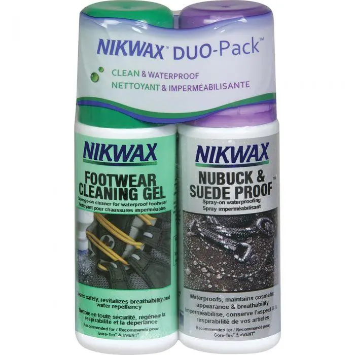 Nikwax Duo-Pack: Nubuck & Suede Waterproofing Spray Set 1