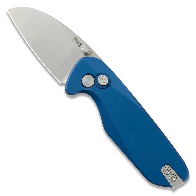 O.C.T. Pocket Knife – Navy Blue Anodized Handle With 14C28N Blade 1