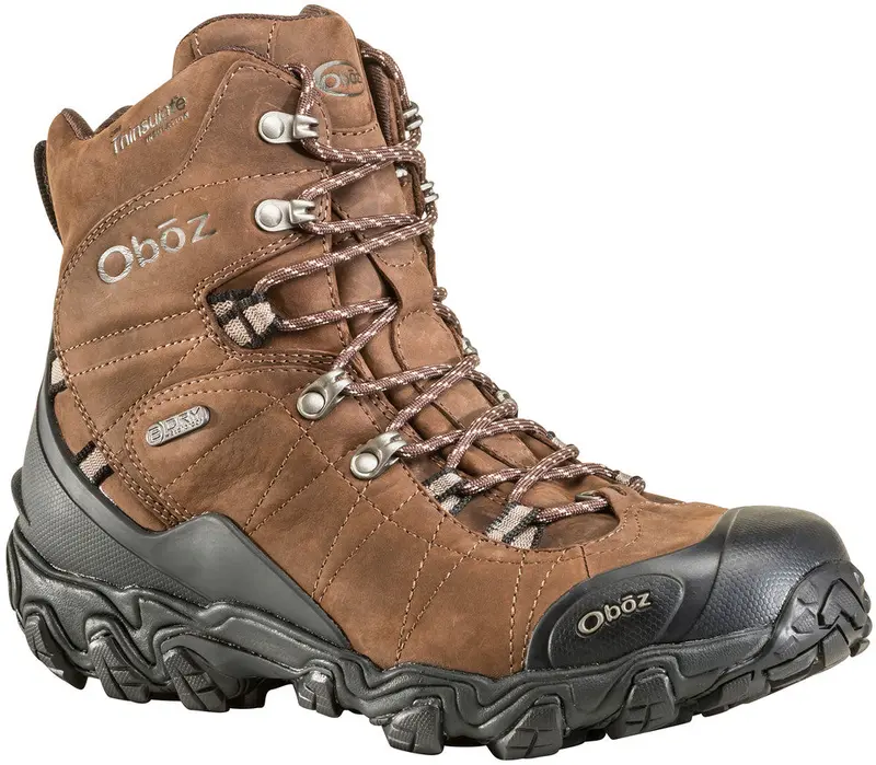 Oboz Bridger 8″ Insulated Waterproof Boots For Men – Rugged All-Season Support